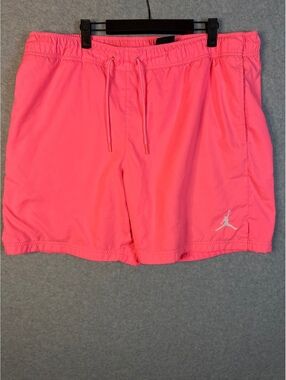 Vintage Air Jordan Jumpman Swim Trunk Shorts Men's XL Hot Pink Neon Mesh Lined